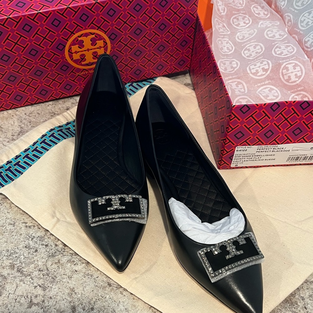 Tory Burch Gigi Rhinestone embellished 20mm